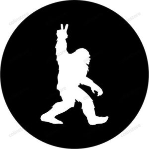 Bigfoot Or Sasquatch Peace Out Spare Tire Cover ? Jeep Tire Covers